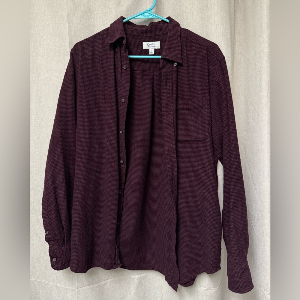 Men’s Relaxed Button Down Shirt - M